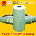 25micX500mmX1800m Green Stretch Film for Silage Wrap